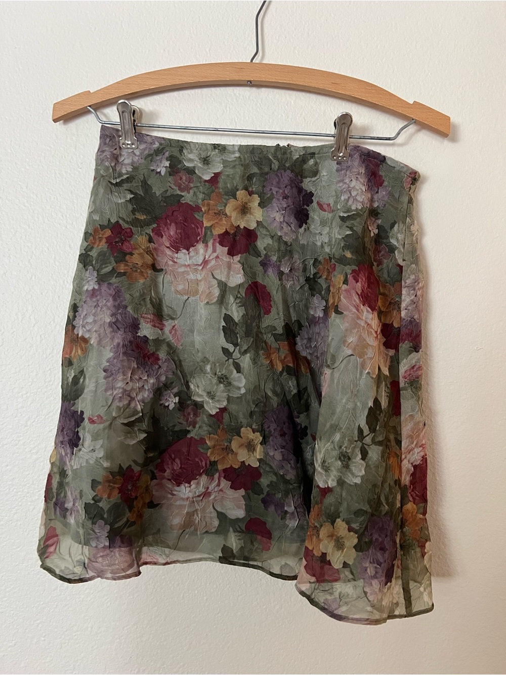Vintage 90s Floral Mini Skirt